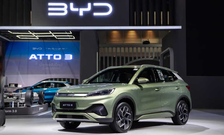 China’s BYD Takes Pole Position in Thailand, Southeast Asia’s Largest EV Market